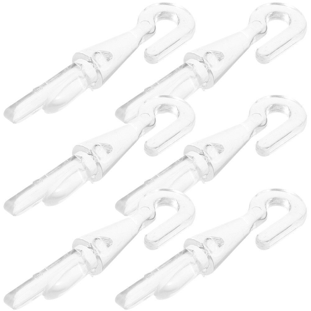 6pcs Tip Fixing Hook Wand Hook Blinds Replacement Parts Vertical Blind Wand Hook