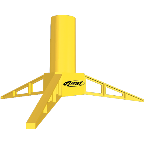 ESTES MODEL ROCKET DISPLAY TRIPOD STAND show base C11 D E EST2292