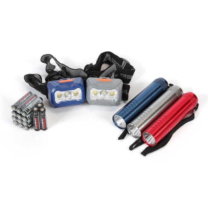 Ozark Trail 5-Piece LED Flashlight & Headlamp Combo
