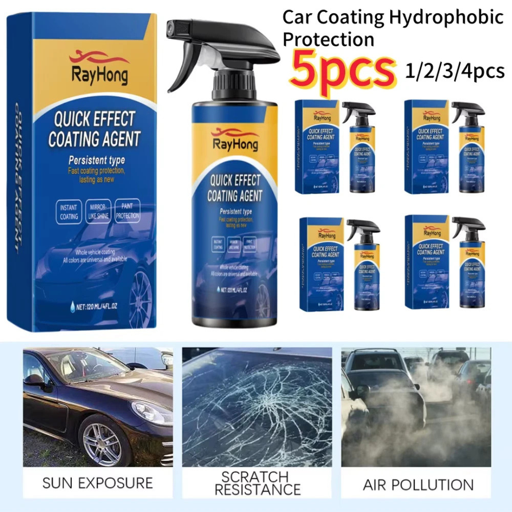 Car Coating Spray,Quick Effect Coating Agent,Car Scratch Wax Polish Spray Liquid