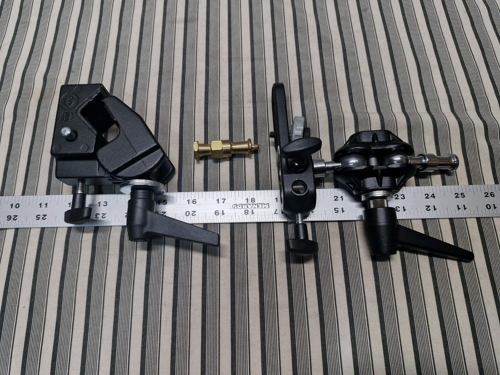 Manfrotto 155 Double Ball Joint Head with Camera Platform 035 Super Clamp