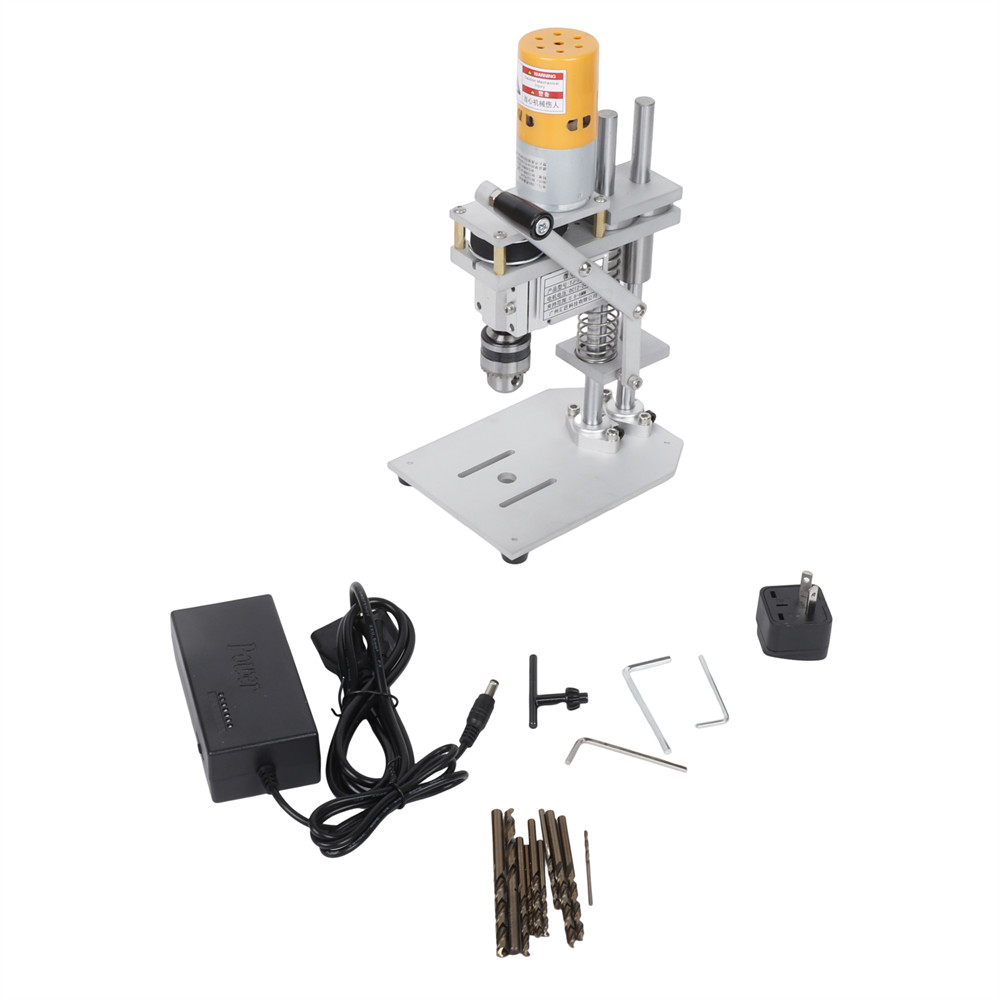 Mini Drill Press Bench Portable Driller Precision CNC Table Milling Machine +96W