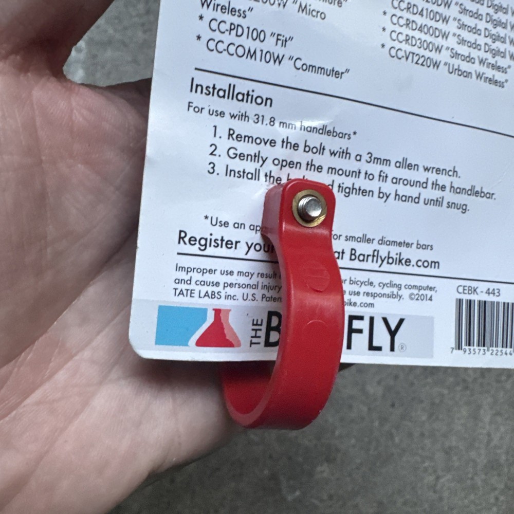 BarFly Cateye Computer Bicycle Handlebar Mount fits Wireless Cateye Computers