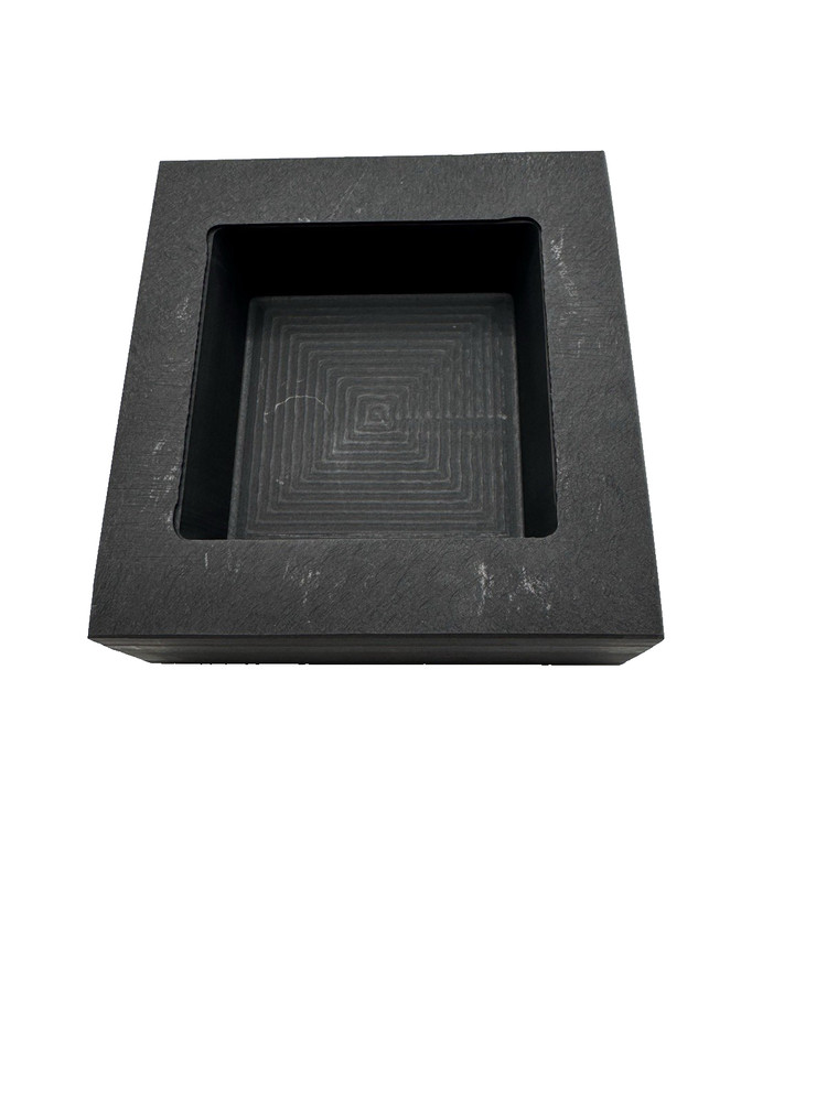 15 oz Square Graphite Gold Ingot Mold for Gold & Silver Casting