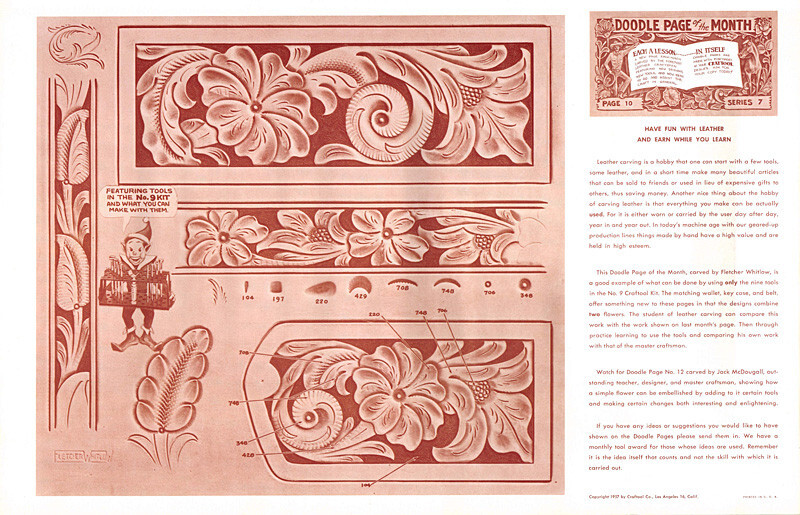 Leather Craft Doodle Pattern     Have Fun with Leather
