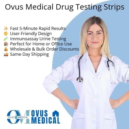 Ovus Medical Tramadol(TRA) Drug Test Strips | Results in Minutes, Multipe Strips