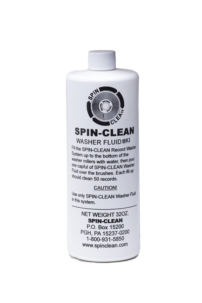 Spin-Clean Record Washer Fluid 32oz. | Alcohol-Free Record Cleaner Solution |...