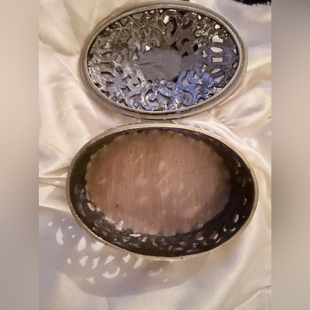 Elegant Silver and Gold Decorative Accent
