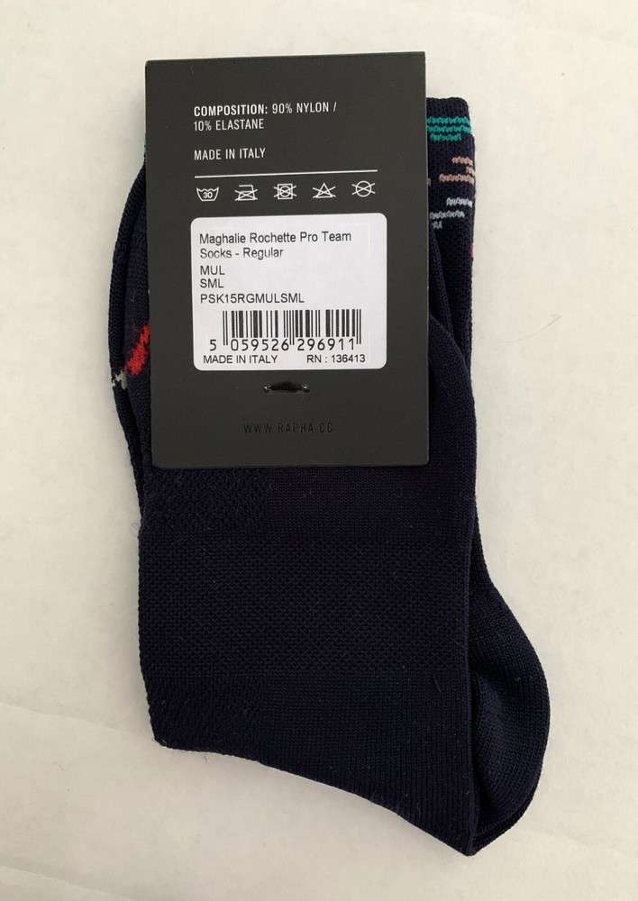 RAPHA Maghalie Rochette Pro Team Socks Regular Small New