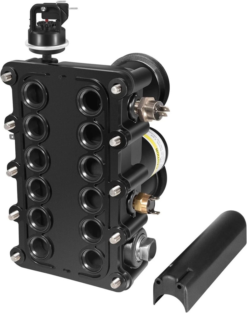 Lightweight Manifold Replacement Kit for Efficient Pool & Spa Heating - 6.14 lbs