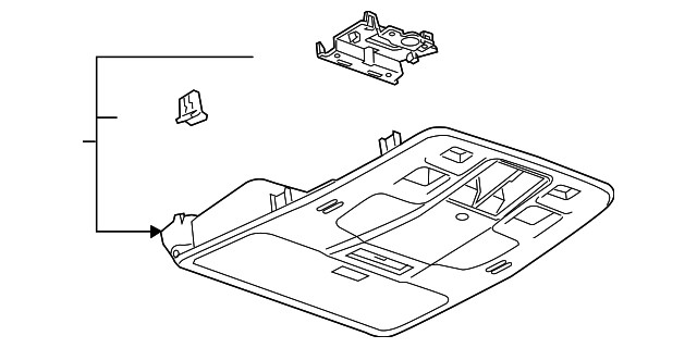 Genuine GM Console Assembly 22951552