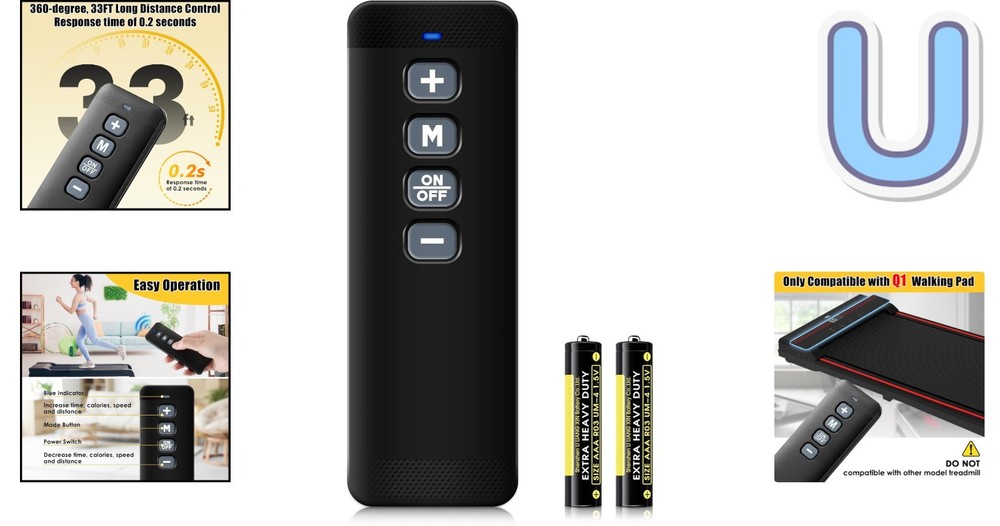 Walking Pad Q1 Remote Replacement: Effortless Control & Batteries Included