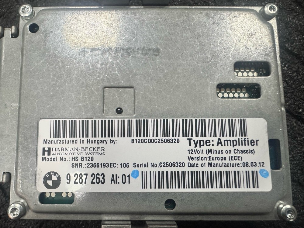 🚘 2010-2013 BMW E70 E71 X5M X6M ACTIVE SOUND AMPLIFIER CONTROL MODULE 9287263