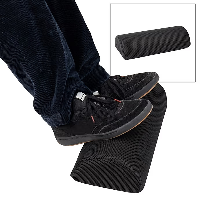 Mind Reader Harmony Collection Footrests, Black (FTFOAM-BLK)