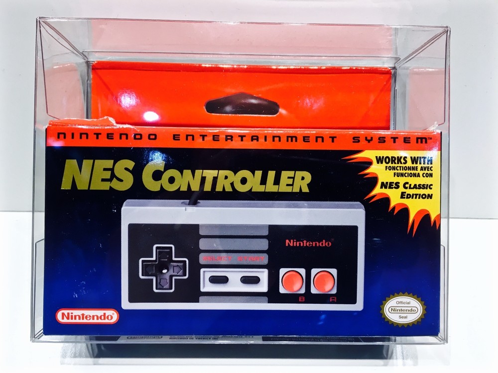 1 Box Protector for NES CLASSIC MINI CONTROLLER Nintendo Case Fits EU Size too!