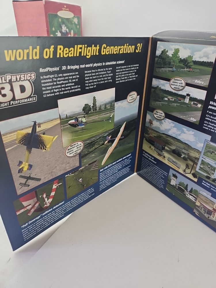 RealFlight R/C flight simulator G3 Interlink controller Plus by Futaba 3D +