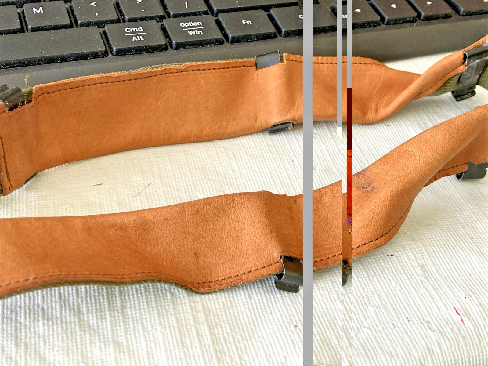 VERY NICE 1961 DATED HELMET LINER SWEATBAND usmc usn usaf airborne special