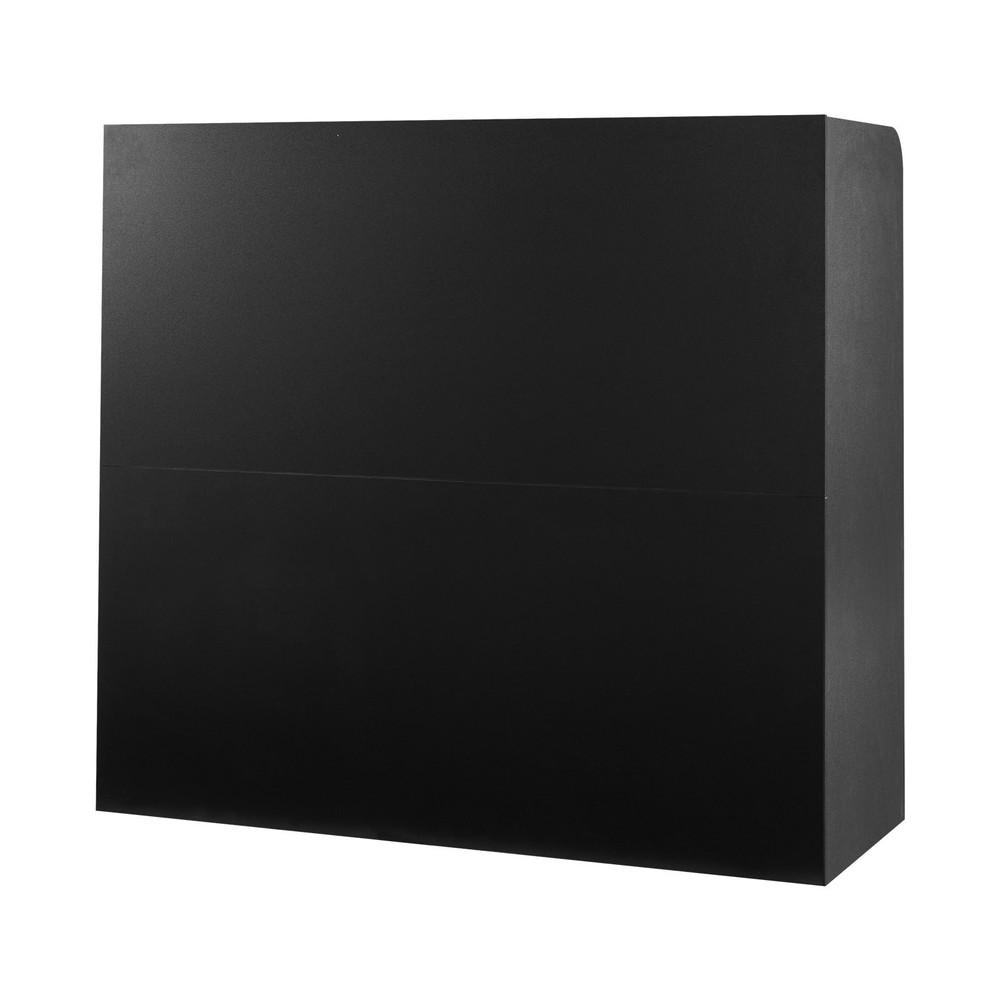 Reception Desk, 47 Inch Rectangular Front Counter Table, Office Reception