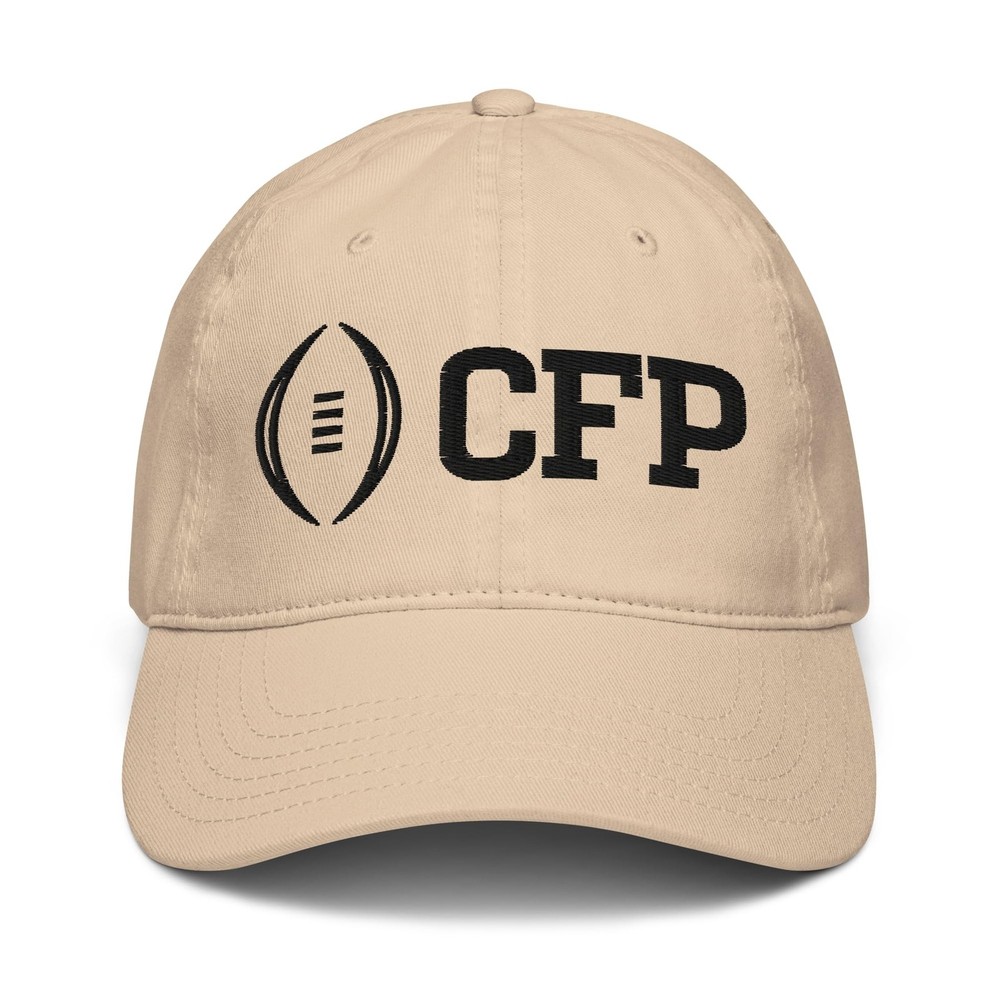 CFP Logo Officially Licensed Adjustable Baseball Hat One Size Stone