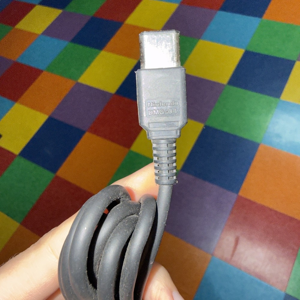 Genuine Nintendo 2 Player Game Link Cable for Original Game Boy Handheld Console