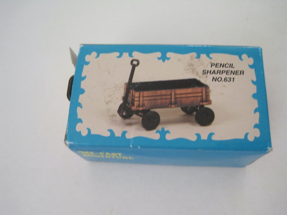 Wagon Diecast Pencil Sharpener In Box American Souvenirs EUC