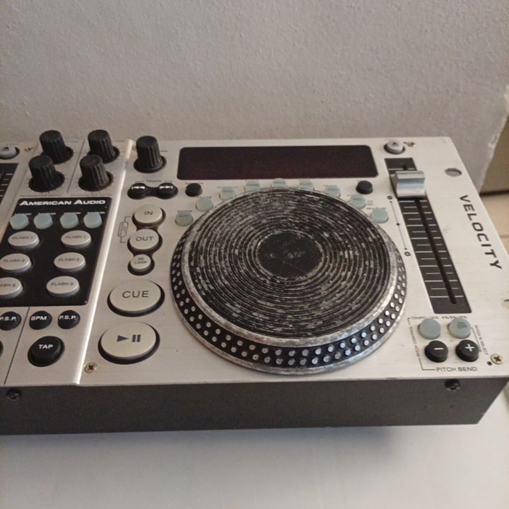 American Audio Velocity Dual DJ Scratcher - Untested -