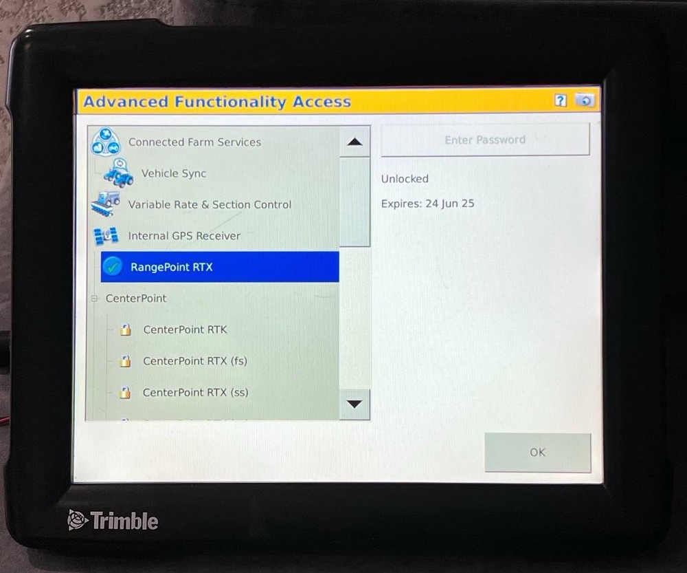 Trimble Fmx FM-1000 Display Section Control & Variable Rate ,Task controller