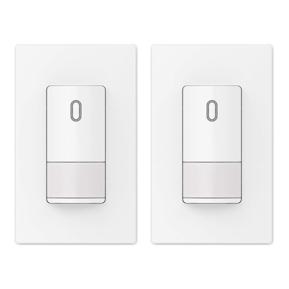 Single Pole Occupancy Motion Sensor Light Switch, PIR Infrared Motion Activated
