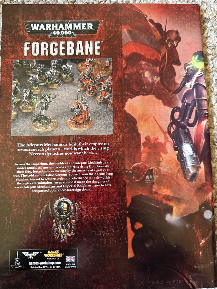 Warhammer Forgebane Booklet Rule Book Supplement