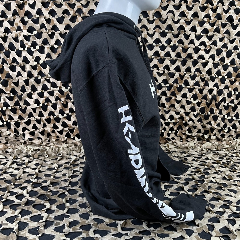 NEW HK Army Hostile Pullover Hooded Sweatshirt - Black - Large