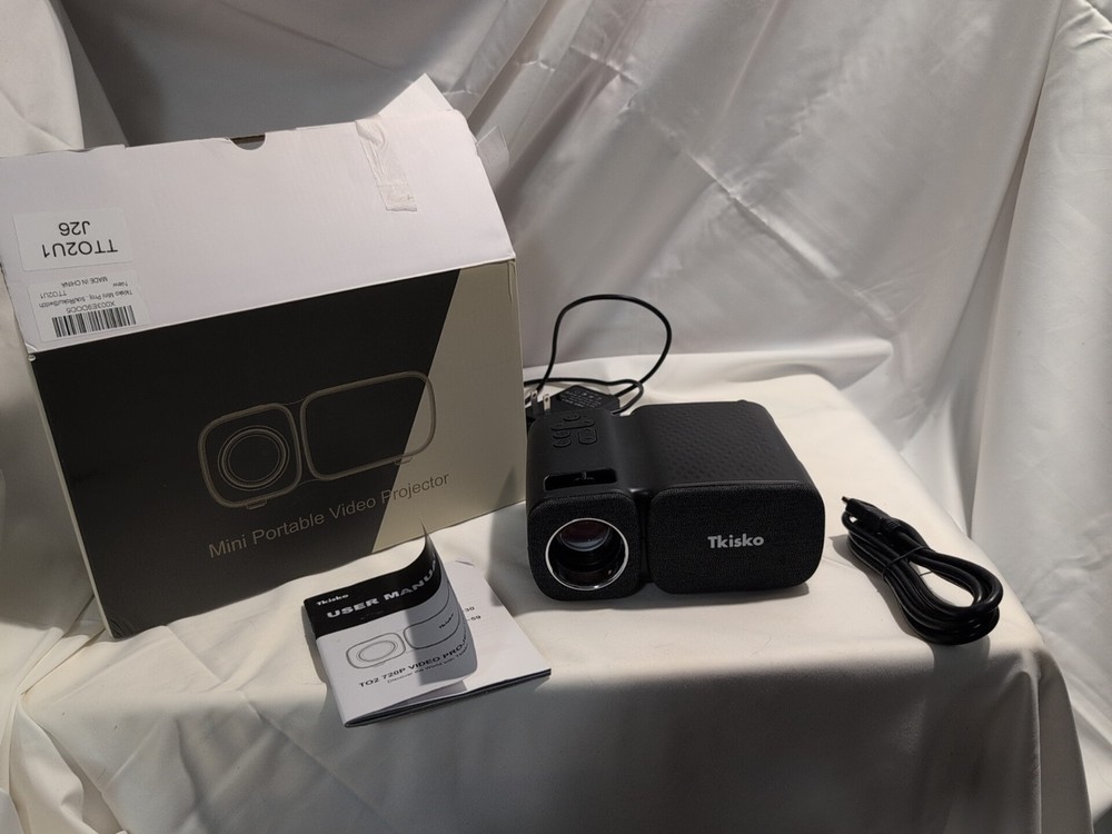 Tkisko To2 Mini Projector - Portable, Compact, Open Box In Great Shape