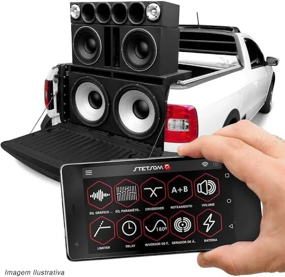 Stetsom STX2436/Digital Audio Processor 2 Channels 4 Way Bluetooth-DSP Crossover