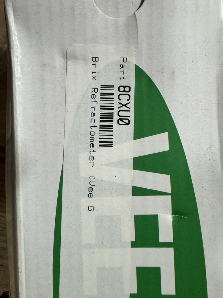 VEE GEE 43012 AUTO TEMP COMPENSATION 0-20 % RANGE BRIX REFRACTOMETER…NEW