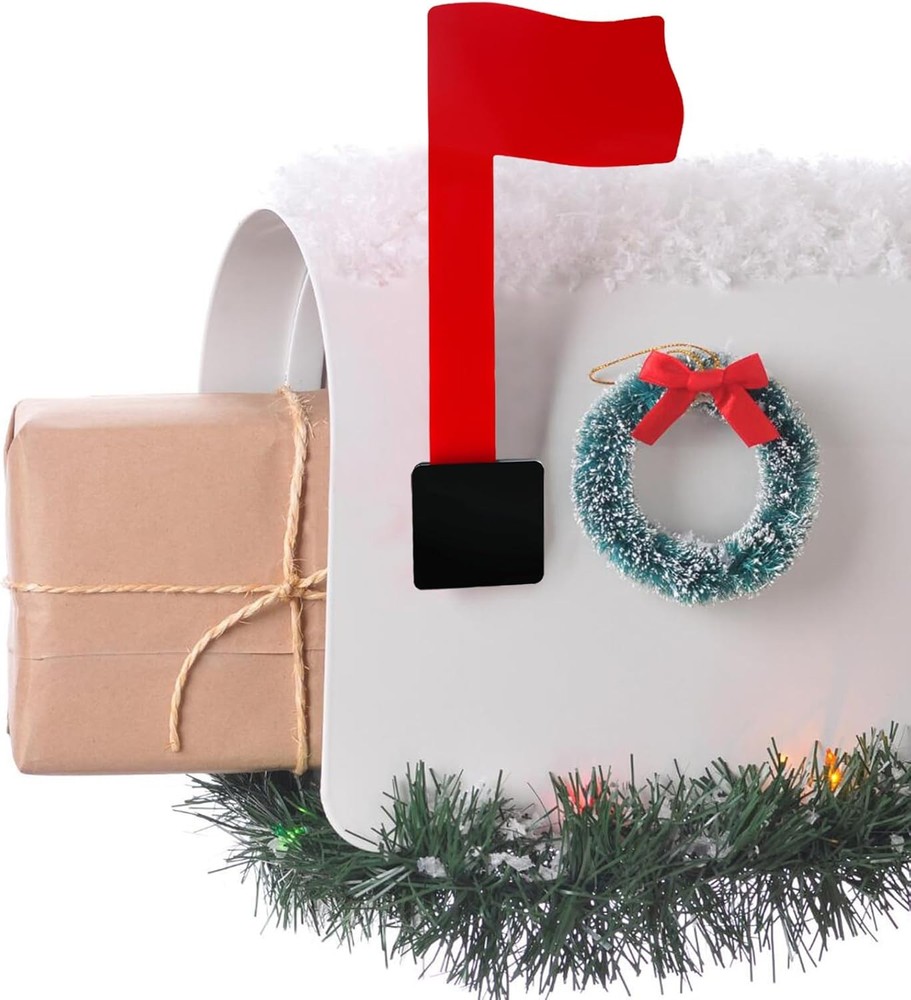 Easy-Install Mailbox Flag Replacement Kit - Upgrade Your with a red