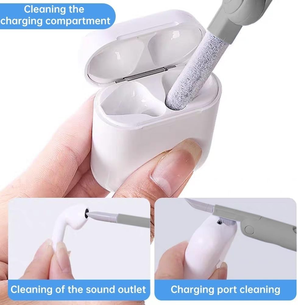 New 7 in 1 Electronics Cleaning Kit Keyboard Screen Earbud Cleaner Tool Set.