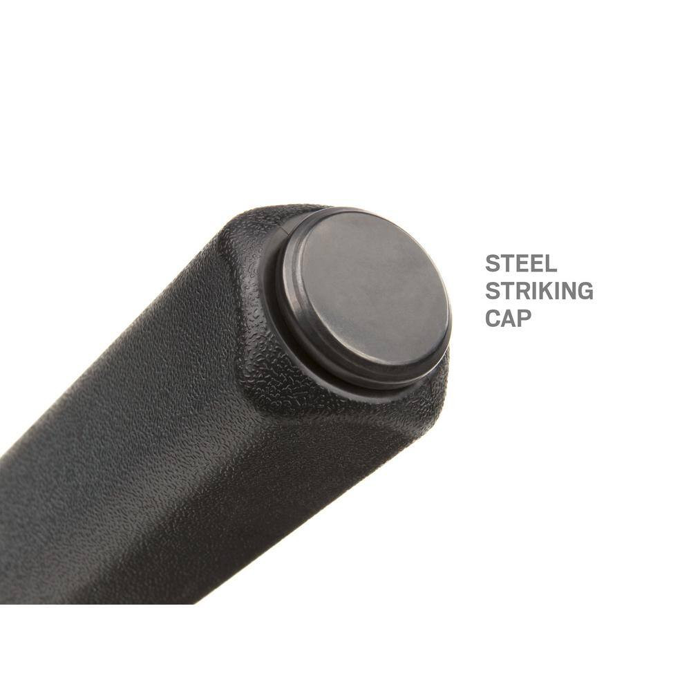 12 In. Angled End Handled Pry Bar with Striking Cap