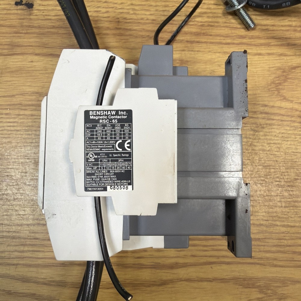 Benshaw RSC-65 Contactor