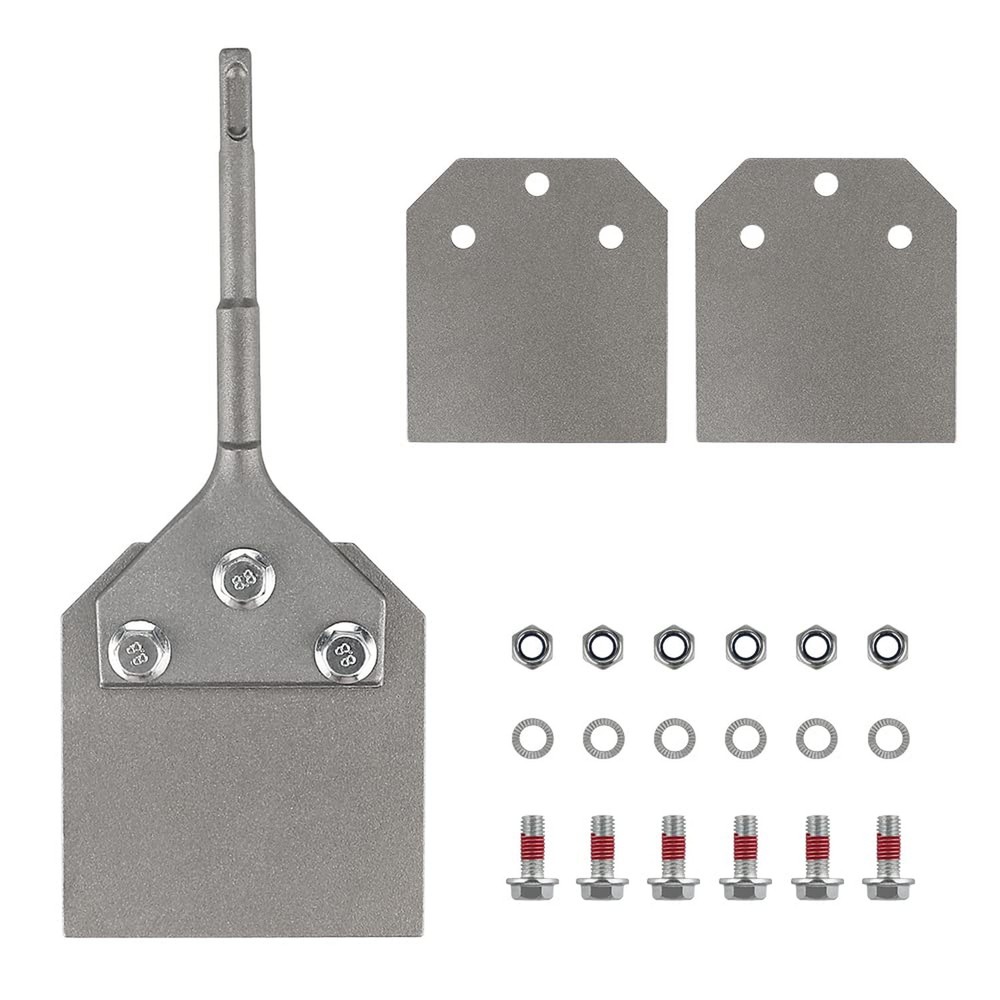 SDS Plus Floor Scraper 4" x 10", Thinset Removal Bit Tile Removal Chisel Tool...