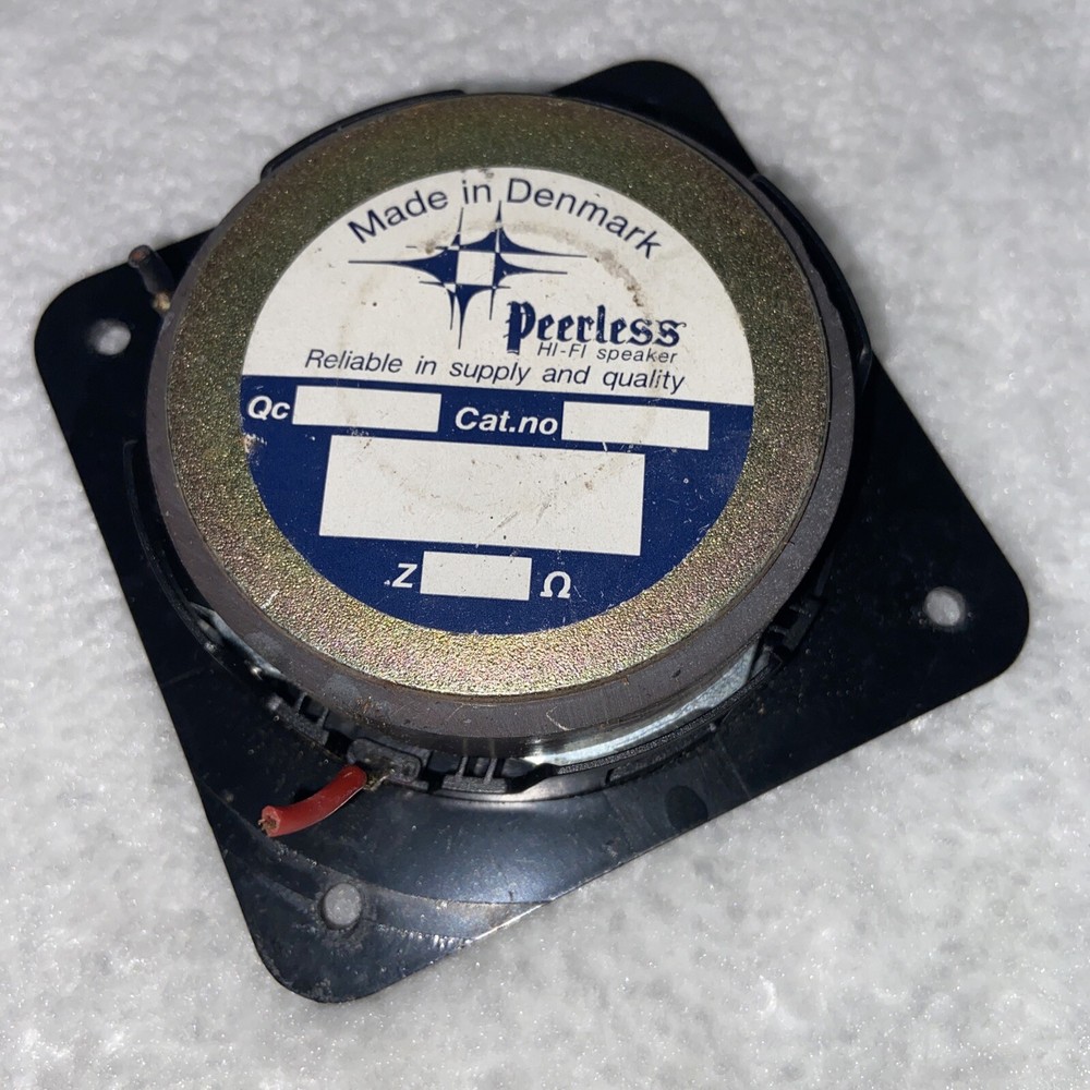 1 ) Peerless Dome Tweeter Speaker  3 . 5/8"