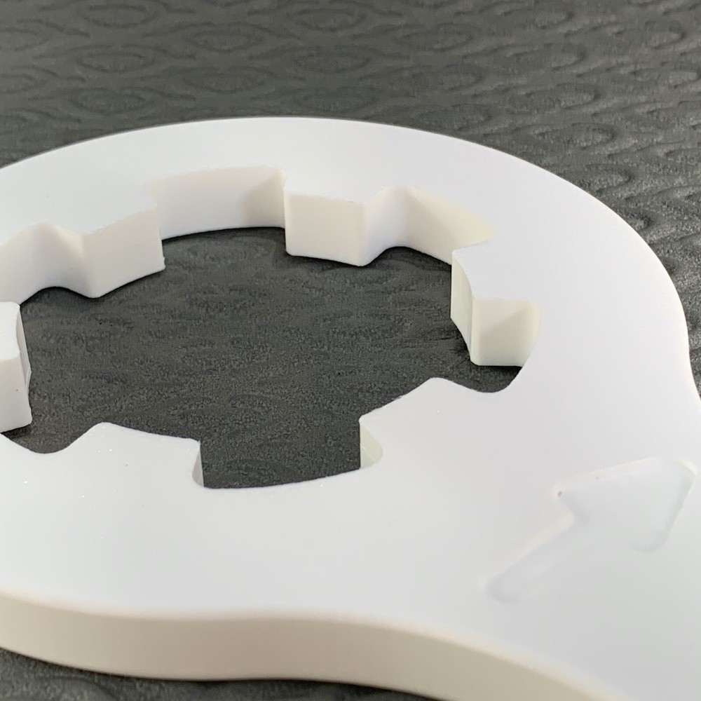 Lid Wrench for Hayward CL100 & CL110 Chlorinators (Solid HDPE plastic)