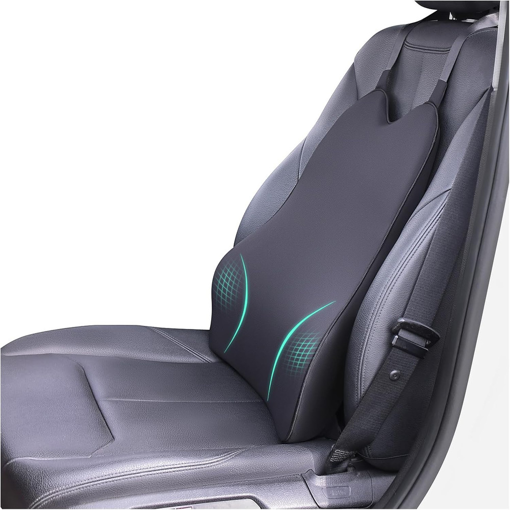 Back Support for Car - 20.9 Inch Extended Car Back Support Relieves Full Back Di