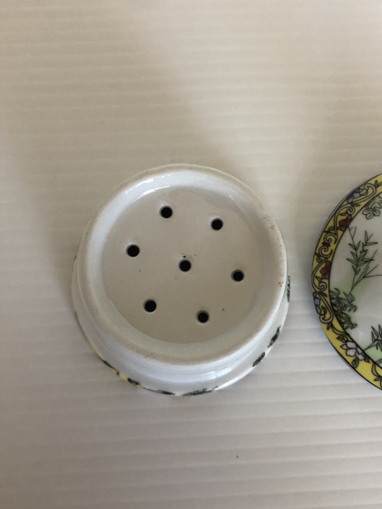 Tea Infuser Ceramic Japanese Themes Tea Strainer Lid