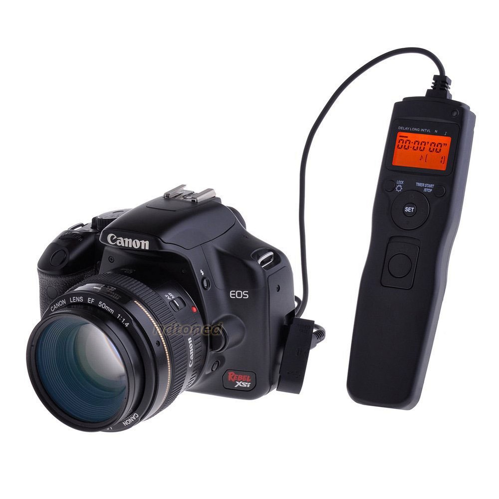 Timer Remote Shutter Release w/ Cord Cable for Nikon D90 D610 D5200 D7100 D7000