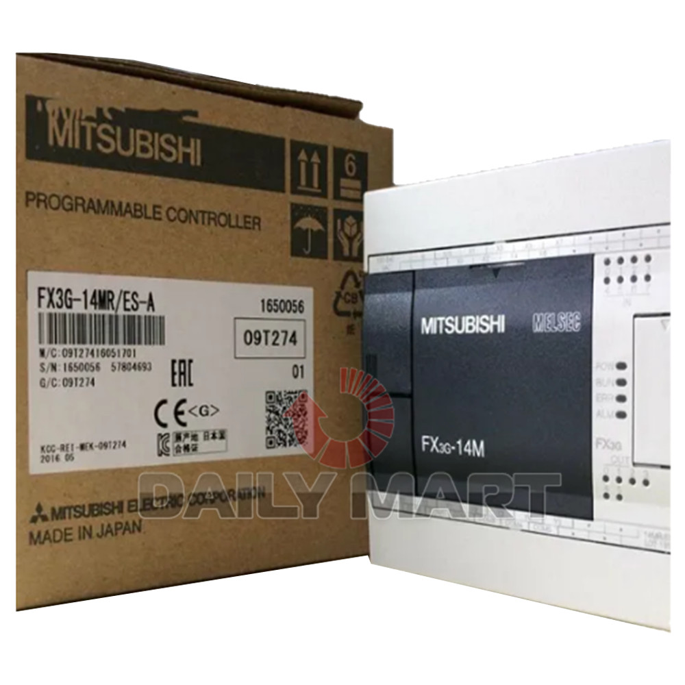 New In Box MITSUBISHI PLC FX3G-14MR/ES-A FX3G14MR Programmable Controller