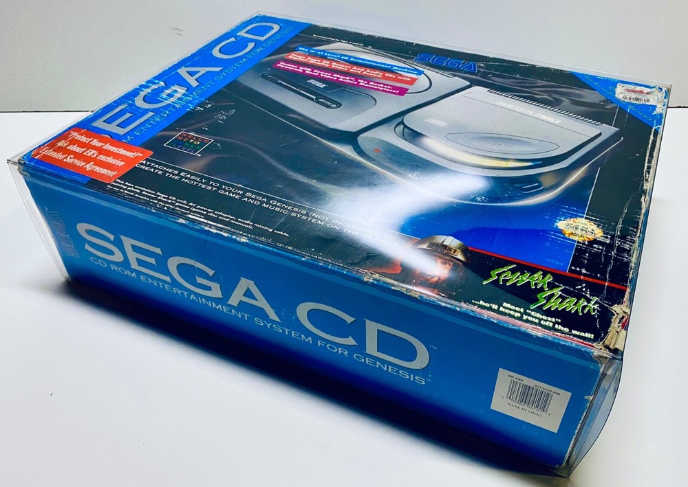 1 Console Box Protector SEGA CD MODEL 2 As Pictured. Custom Clear Display Case