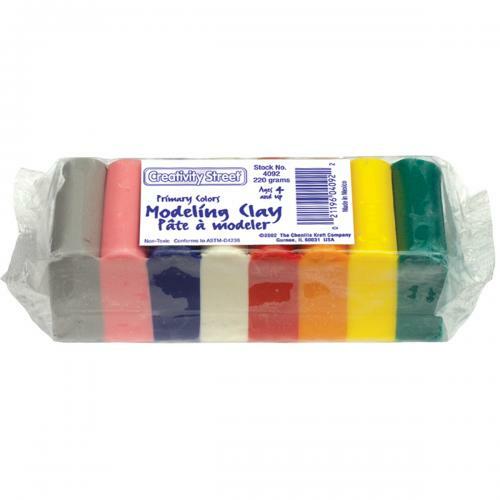 Creativity Street Modeling Clay 220g-Bright Hues, 4092