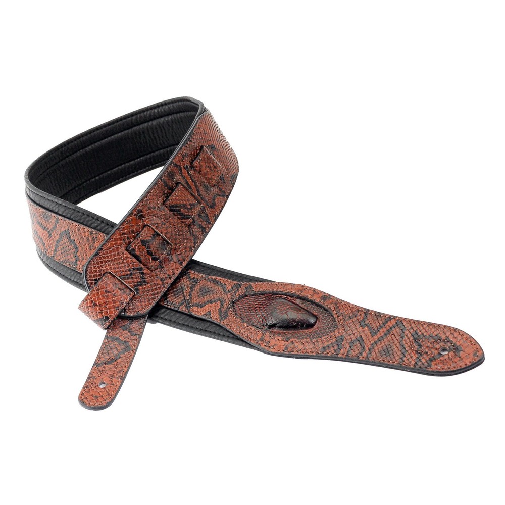 Walker & Williams SF-01 Copper Brown Snake Pattern Strap with Snakehead 