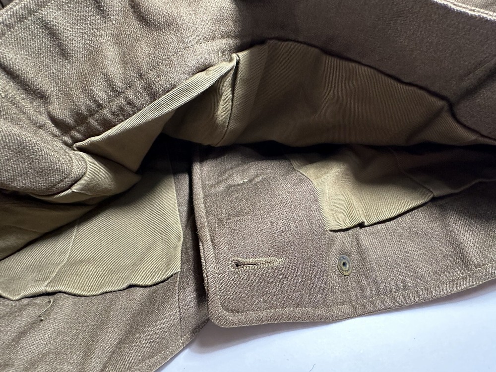 WWII US 3rd Army T Technician Fourth Grade Jacket Field Wool 1945 Size 36R
