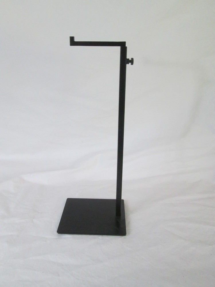 Adjustable Metal Handbag Rack Tabletop Purse Display Stand Single Hook B Black