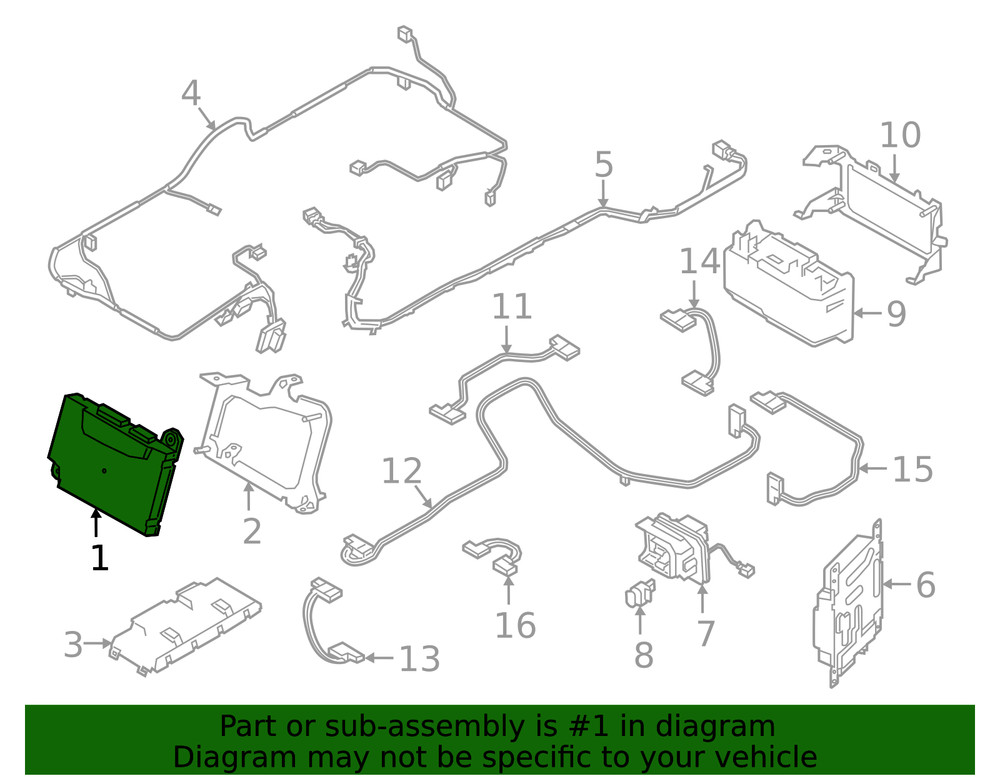 Genuine BMW Control Module 61-27-8-848-677